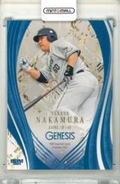 2025 BBM GENESIS 中村剛也 #104 レギュラーパラレル コバルトブルー箔版【048/100】 西武