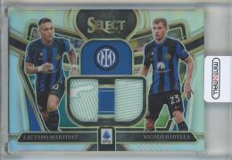 2023-24 Select Serie A Lautaro Martinez / Nicolo Barella Dual Swatches #DS-MB FC Internazionale Milano