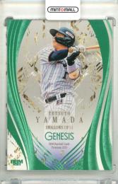 2025 BBM GENESIS 山田哲人 #041 レギュラーパラレル エメラルド箔版【181/200】 ヤクルト