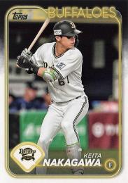 2024 TOPPS NPBプロ野球 #17 中川圭太(オリックス) レギュラーカード