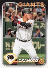 2024 TOPPS NPBプロ野球 #46 岡本和真(巨人) レギュラーカード