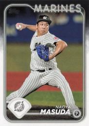 2024 TOPPS NPBプロ野球 #56 益田直也(ロッテ) レギュラーカード