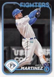 2024 TOPPS NPBプロ野球 #72 マルティネス(日本ハム) レギュラーカード