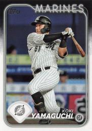 2024 TOPPS NPBプロ野球 #85 山口航輝(ロッテ) レギュラーカード