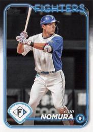 2024 TOPPS NPBプロ野球 #113 野村佑希(日本ハム) レギュラーカード