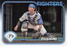 2024 TOPPS NPBプロ野球 #131 伏見寅威(日本ハム) レギュラーカード