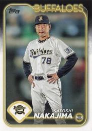 2024 TOPPS NPBプロ野球 #156 中嶋聡(オリックス) レギュラーカード