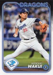 2024 TOPPS NPBプロ野球 #181 涌井秀章(中日) レギュラーカード