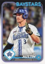 2024 TOPPS NPBプロ野球 #185 T.オースティン(横浜DeNA) レギュラーカード