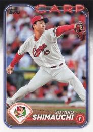 2024 TOPPS NPBプロ野球 #202 島内颯太郎(広島) レギュラーカード