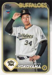 2024 TOPPS NPBプロ野球 #205 横山聖哉(オリックス) レギュラーカード RC