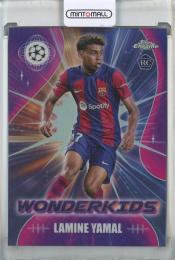 2023-24 Topps Chrome UEFA Club Competitions Lamine Yamal RC/Wonderkids/#WK-3《やや難あり》 FC Barcelona