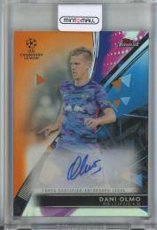 2021-22 Topps Finest UEFA Champions League Soccer Dani Olmo Orange #Auto #BA-DO【02/25】 RB Leipzig