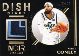 2019-20 PANINI Noir Mike Conley Dish Night Memorabilia Prime 10枚限定 /1 ファーストナンバー
