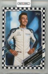 2021 TOPPS Formula 1 Williams Racing  George Russell Checker Flag #19