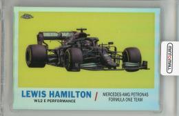 2021 TOPPS Chrome Formula 1 Mercedes-AMG Petronas Formula One Team  Lewis Hamilton 61 Topps Sports Cars #T61LH