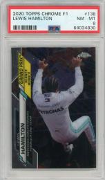 2020 TOPPS Chrome Formula 1 Mercedes-AMG Petronas Formula One Team  Lewis Hamilton Grand Prix Winners #138 【PSA8】