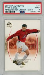 2004 UPPER DECK  Ryan Giggs SP Authentic Manchester United #41【12/99】【PSA9】 Manchester United