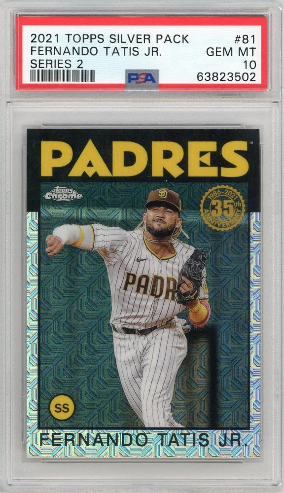 ミントモール / MINT 新宿店 / 2021 TOPPS Chrome Fernando Tatis Jr. SILVER PACK SERIES  2 #81【PSA10】 San Diego Padres