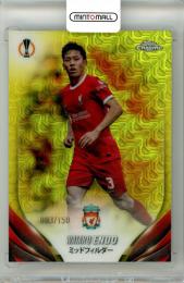 2024 Topps Uefa Japan Edition Wataru Endo #170 Base Yellow Mojo Parallel【003/150】 Liverpool FC