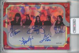2025 TOPBREAKER MZMC VVS COLLECTION CARDS Brittney/Ilee/Rana/Jiu/Liwon Autographs Red Mirror #48【07/10】