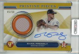 2024 Topps Pristine Ryan Pressly Pristine Pieces Autograph Relics【45/50】 Houston Astros