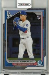 2024 Topps Bowman Chrome Yoshinobu Yamamoto Base RC #73