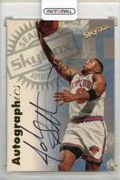 1997-98 SkyBox Premium John Starks Autographics #99 New York Knicks