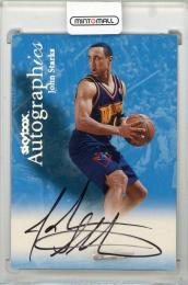 1999-00 SkyBox Premium John Starks Autographics #NNO New York Knicks