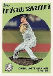 2024 TOPPS NPBプロ野球 #59-10 澤村拓一(ロッテ) 1959年デザイン インサートカード