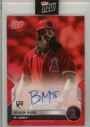 2022 TOPPS NOW  Brandon Marsh #OD-1680 Auto 【10/10】 Los Angeles Angels