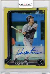 2025 TOPPS NPB 松井秀喜 直筆サインカード Gold Foil【07/50】 読売ジャイアンツ