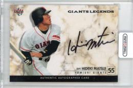 2012 BBM GIANTS LEGENDS 松井秀喜 直筆サインカード【25/55】 読売ジャイアンツ