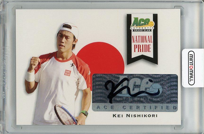 ミントモール / MINT 梅田店 / 【シールサイン部分微スレあり】2013 ACE Authentic Grand Slam Kei  Nishikori Autograph