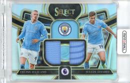 2023-24 Panini Select Premier League	Erling Haaland / Julian Alvarez	Dual Relic