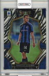2022-23 PANINI SELECT SERIE A Kristjan Asllani Zebra PRIZM RC#140 【16/20】 FC Internazionale Milano
