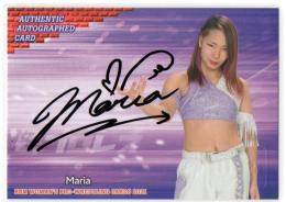 2021 BBM 女子プロレスカード  Maria 直筆サインカード 88/97