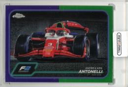 2024 TOPPS Chrome Formula 1 Andrea Kimi Antonelli Purple Green Refractors #94 CAR F2 - Prema Racing