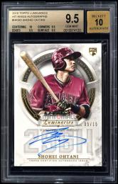 2018 Topps Luminaries #HKSO Shohei Ohtani Hit Kings Autographs【05/15】【BGS GEM MT 9.5 /AU10】 Los Angeles Angels