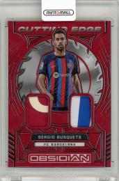 2022Panini OBSIDIAN SOCCER Sergio Busquets Dual Relic Red【2/8】 FC Barcelona