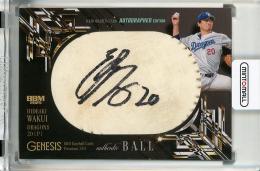 BBM GENESIS/ジェネシス 2025 涌井秀章 ボール直筆サインカード【14/20】 中日ドラゴンズ