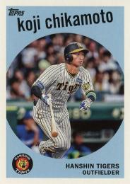 2024 TOPPS NPBプロ野球 #59-18 近本光司(阪神) 1959年デザイン インサートカード