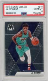 2019-20 PANINI MOSAIC Ja Morant MOSAIC RC #219【PSA10】 Memphis Grizzlies