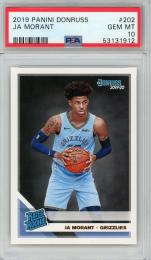 2019-20 PANINI DONRUSS Ja Morant RC #202【PSA10】 Memphis Grizzlies