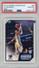 2019-20 PANINI CHRONICLES Ja Morant RC #84【PSA10】 Memphis Grizzlies