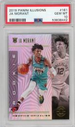 2019-20 PANINI ILLUSIONS Ja Morant RC #161【PSA10】 Memphis Grizzlies