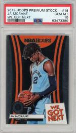 2019-20 PANINI HOOPS  Ja Morant RC #19【PSA10】 Memphis Grizzlies