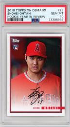 2018 TOPPS ON DEMAND Shohei Ohtani RC #29【PSA10】 Los Angeles Angels