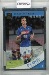 2018-19 Donruss SSC Napoli Arkadiusz Milik Base Die-Cuts(パラレル版) 042/100