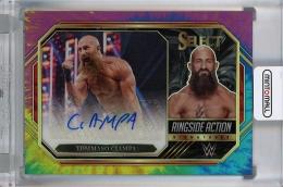 2023 Panini Select WWE  Tommaso Ciampa Ringside Action Signatures Prizms Tie-Dye #RATCP ※初期傷あり 25/25